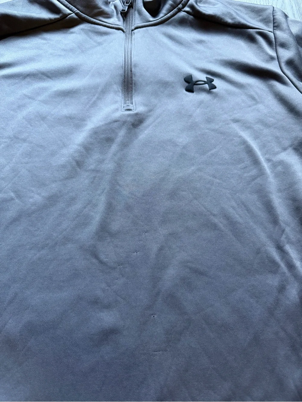 Under Armour Men’s Charcoal Gray Half-Zip Performance Pullover